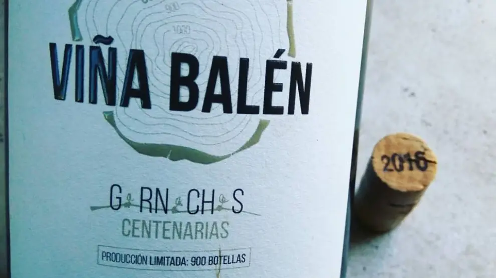 Etiqueta de la botella del vino Viña Balén 2016.