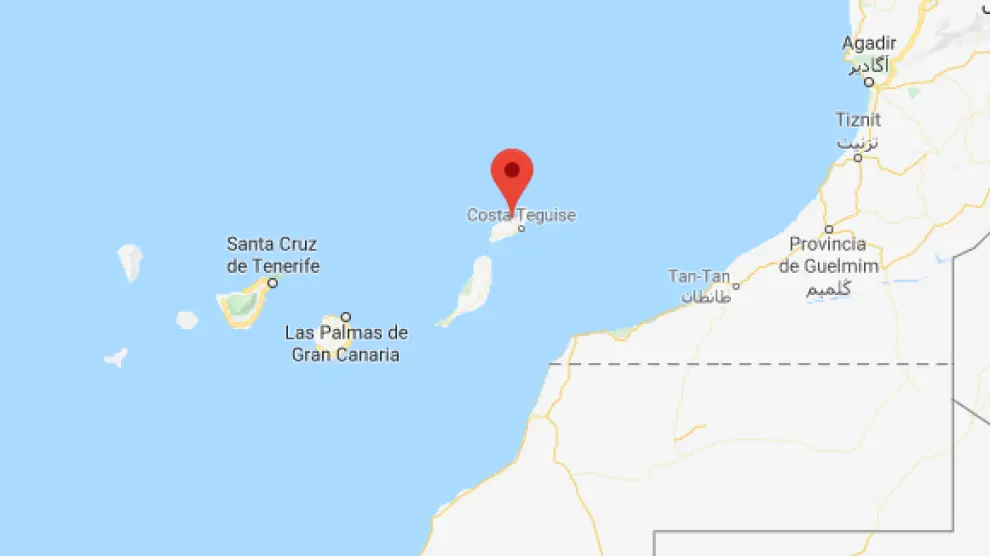 La patera ha llegado al norte de Lanzarote.