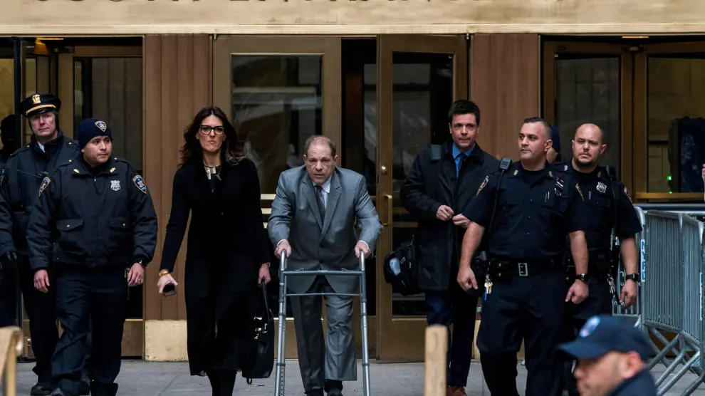 Weinstein en la segunda jornada de juicio