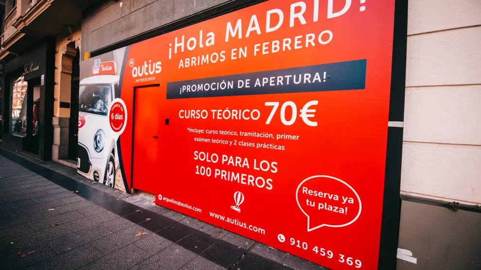 Autoescuela autis abre su primer centro en Madrid después de abrir otros cinco en Zargoza y Huesca desde 2017.