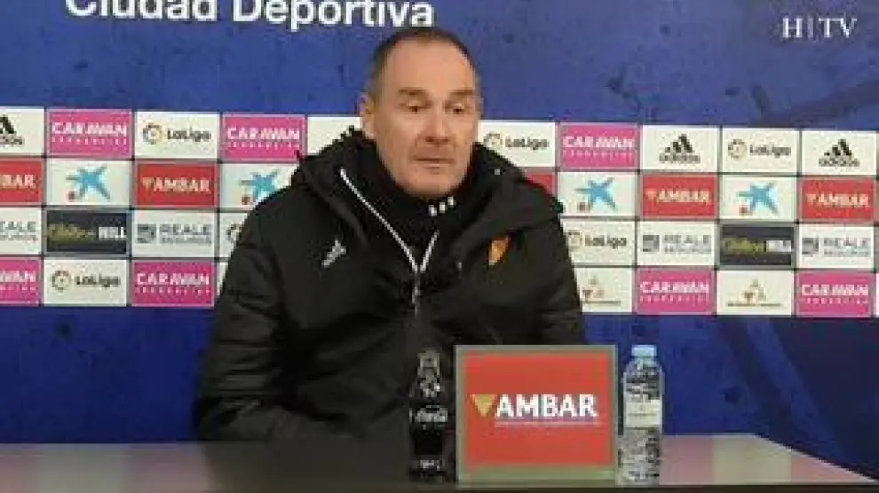 El entrenador del Real Zaragoza, Víctor Fernández, ha hablado este lunes sobre el próximo partido del equipo contra Las Palmas que se jugará este martes.