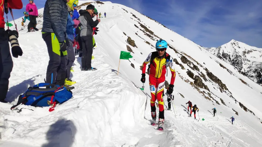 Participantes de Aragón en la Copa de Esquí de Montaña 2019