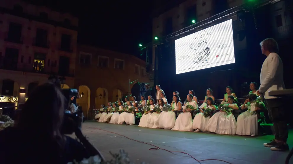 Presentación de las mairalesas de las últimas fiestas de San Lorenzo.