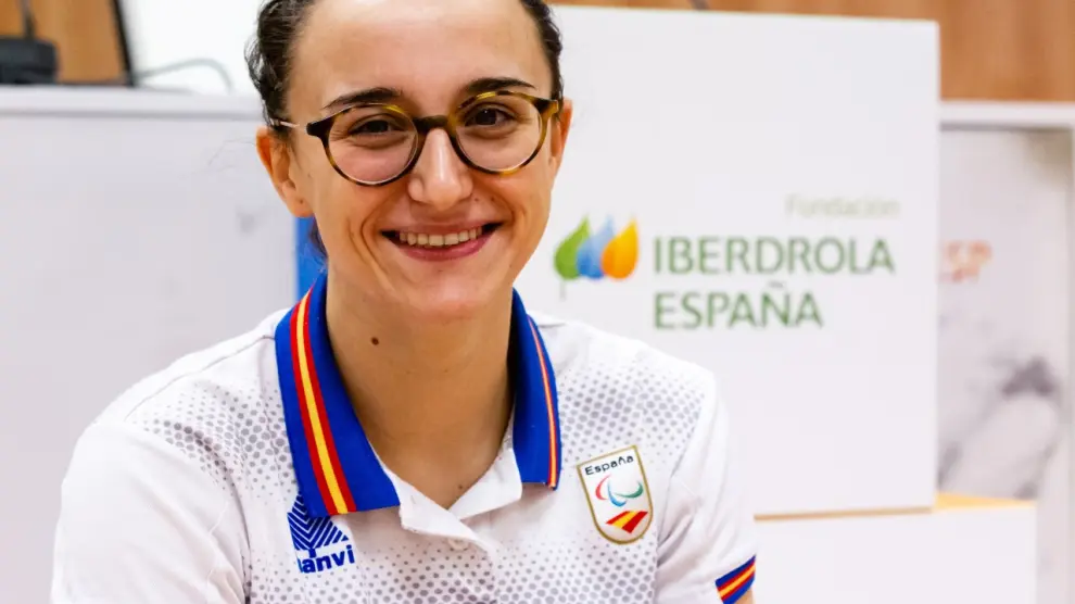La nadadora paralímpica zaragozana María Delgado Nadal