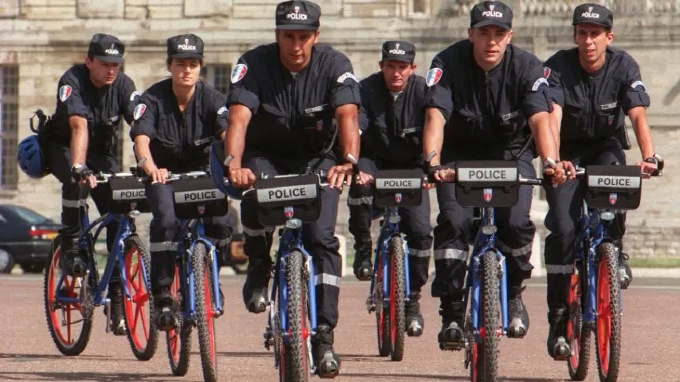 Hace más de veinte años que la Policía francesa cuenta con una unidad ciclista.