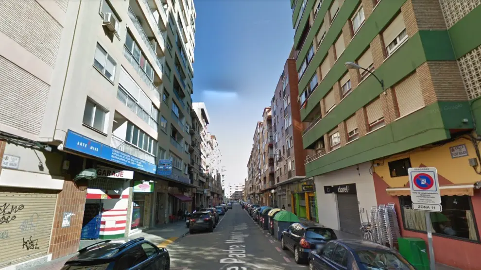 El registro se practicó en una vivienda de la calle Padre Manjón, en el barrio de Las Delicias de Zaragoza.