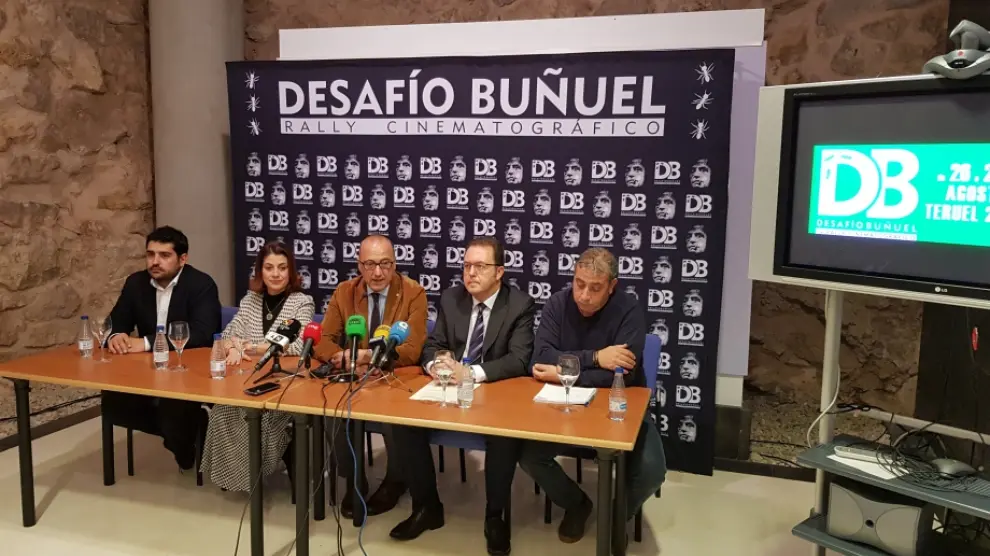 Presentación del Desafío Buñuel en la Delegación Territorial de la DGA en Teruel.
