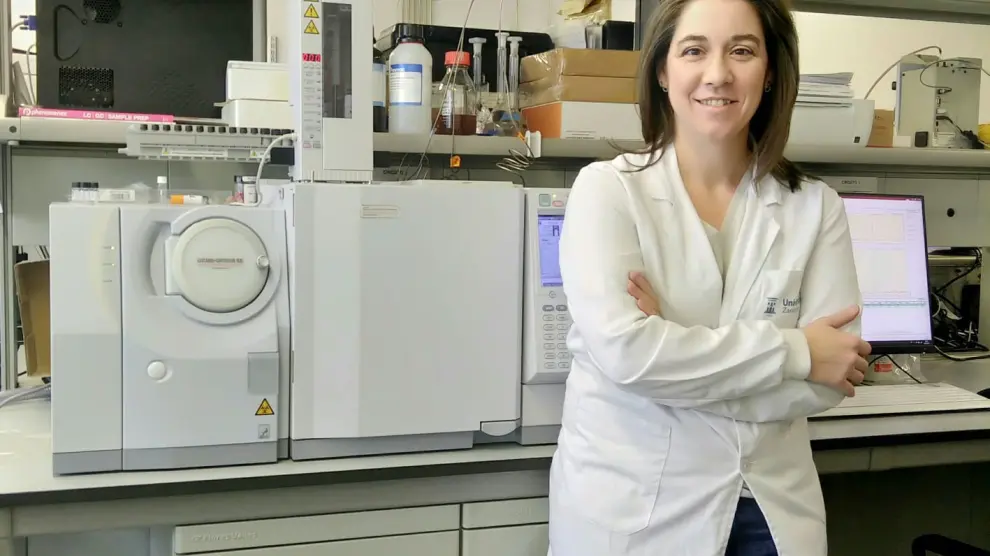 María Pilar Lobera, ingeniera química que investiga en nanomateriales.