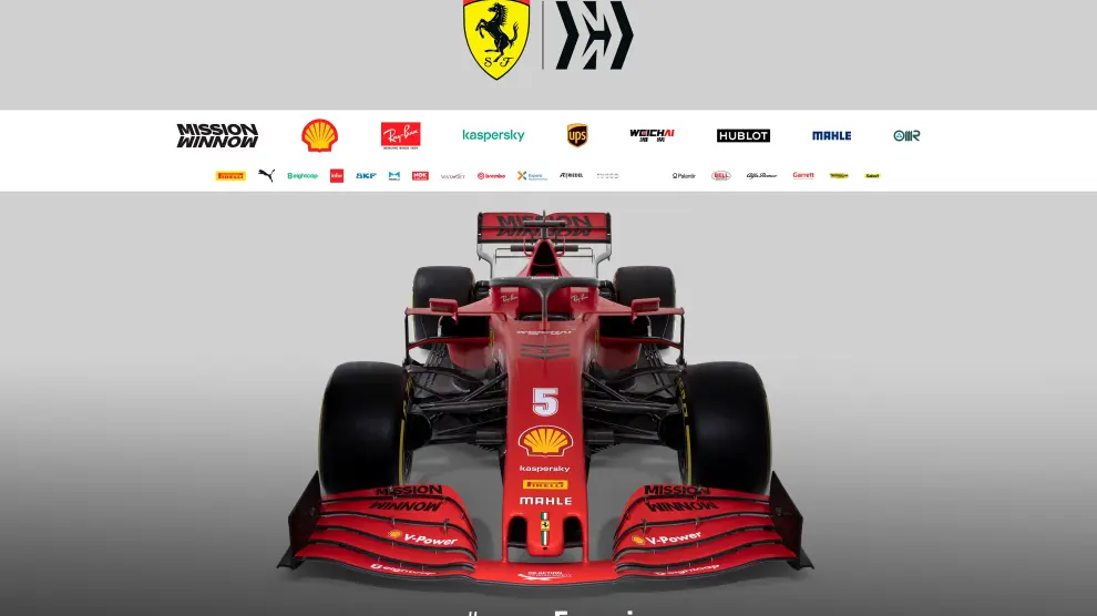 The new Ferrari Formula One race car is pictured in this handout photo released February 11, 2020. Ferrari Press Office/Handout via REUTERS ATTENTION EDITORS - THIS IMAGE HAS BEEN SUPPLIED BY A THIRD PARTY. THIS IMAGE HAS BEEN SUPPLIED BY A THIRD PARTY. NO RESALES. NO ARCHIVES [[[REUTERS VOCENTO]]]