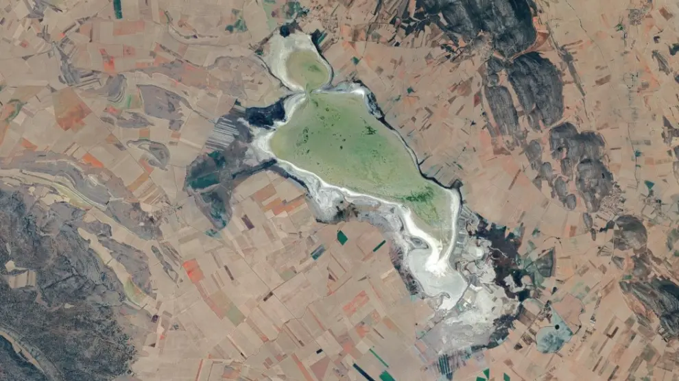 Laguna de Gallocanta desde Google Earth
