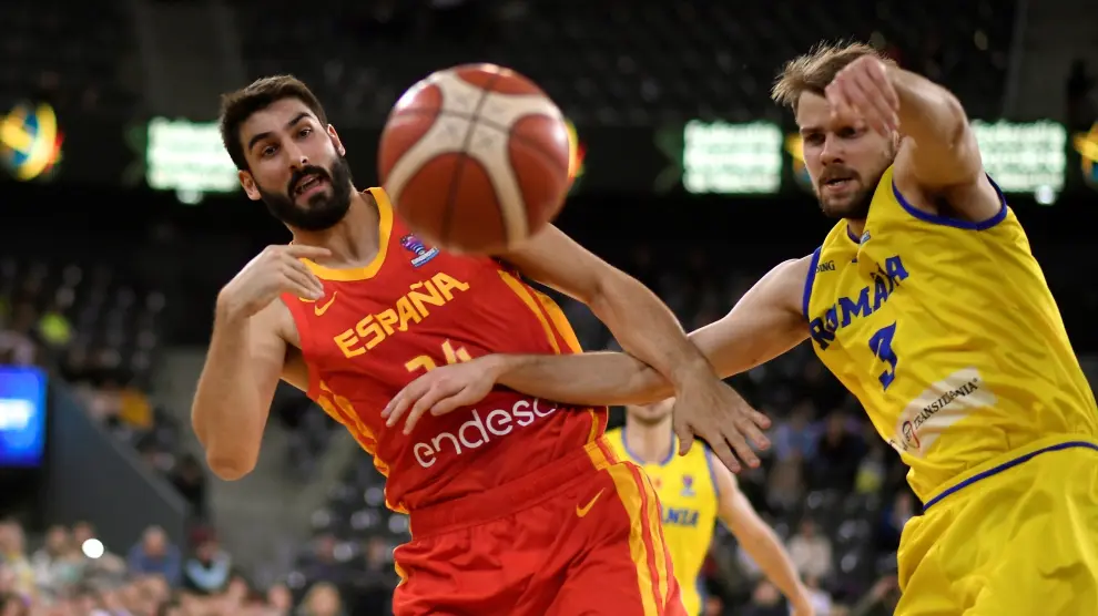 La selección española de baloncesto se impone a Rumanía.
