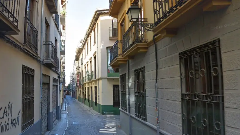 Calle de la Mano de Hierro de Granada, donde ocurrieron los hechos.