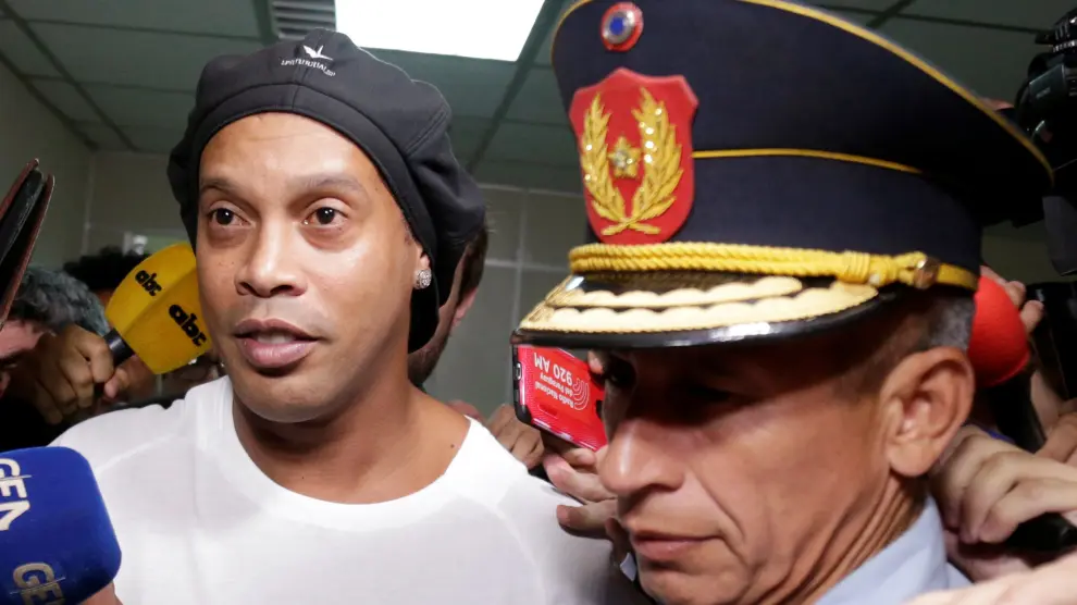 Ronaldinho, tras declarar ante el juez