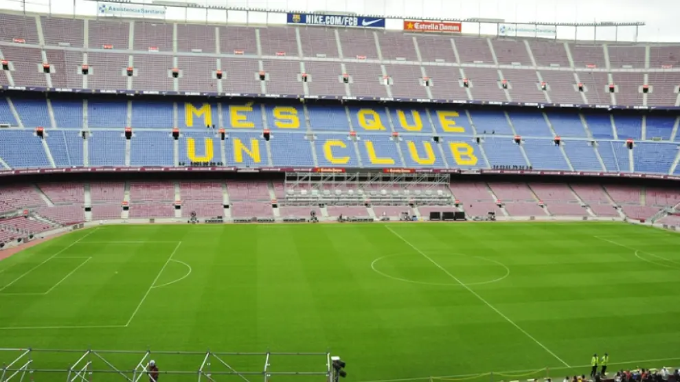 Camp Nou, imagen de archivo.