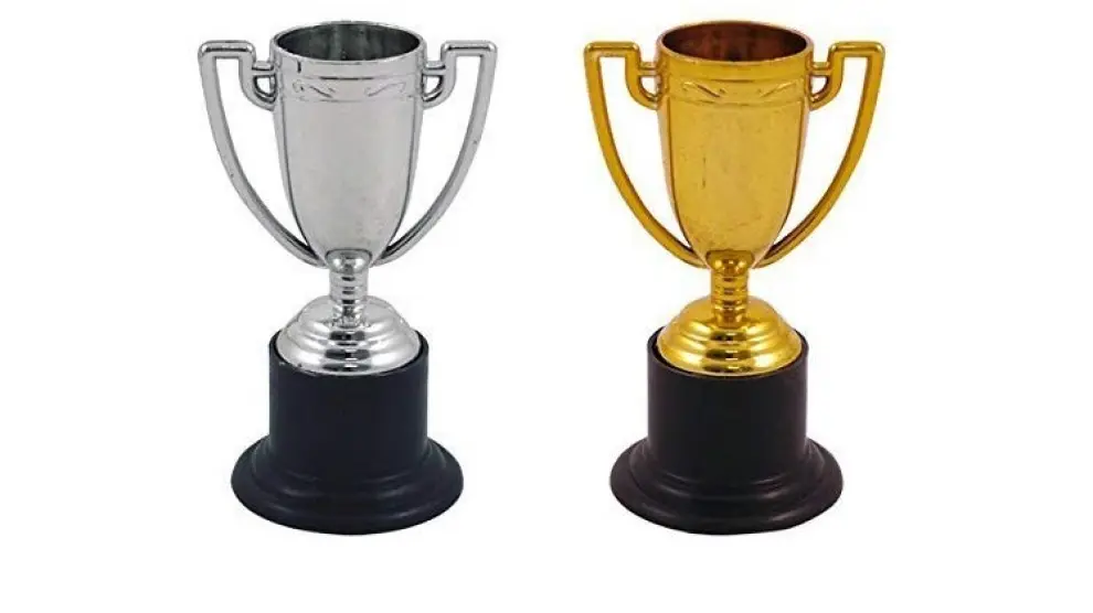 Trofeos ganadores.