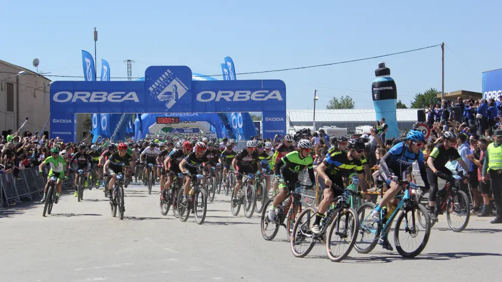6.500 bikers se aseguran una plaza en la Orbea Monegros de 2021