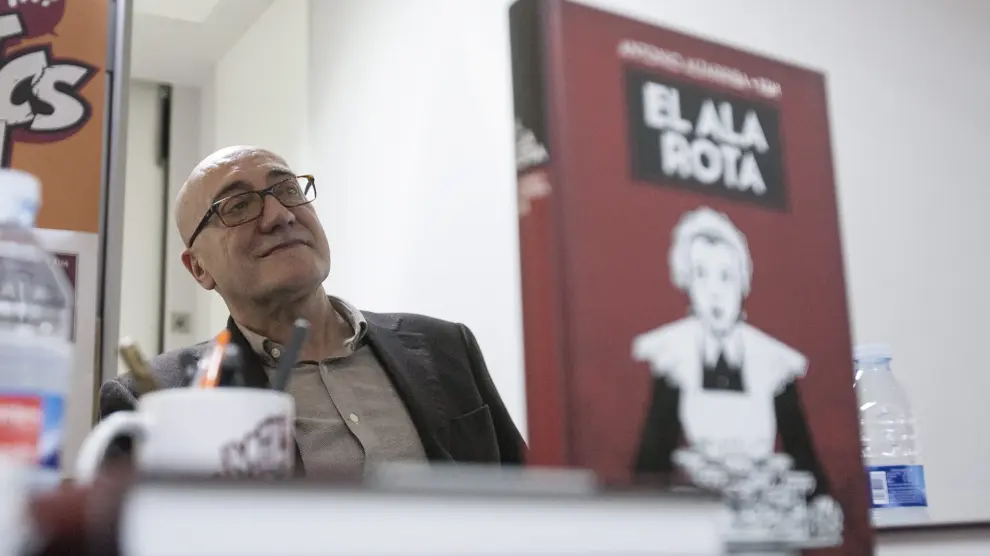 Antonio Altarriba habla de reclusión, cómics y erotismo.