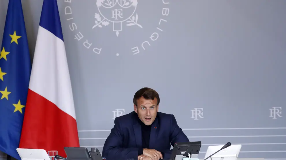 El presidente francés, Emmanuel Macron, el pasado jueves en París.