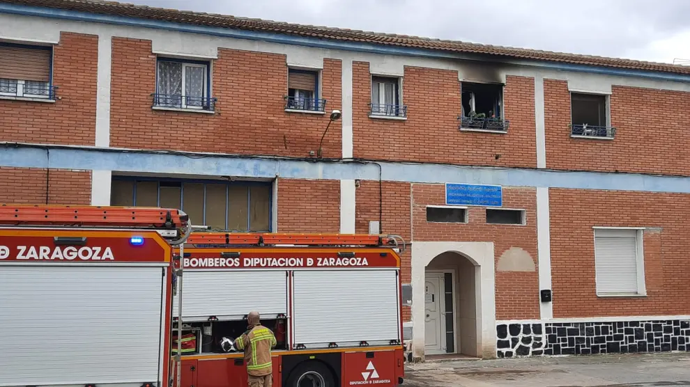 Sofocado un incendio en una vivienda de Calatorao