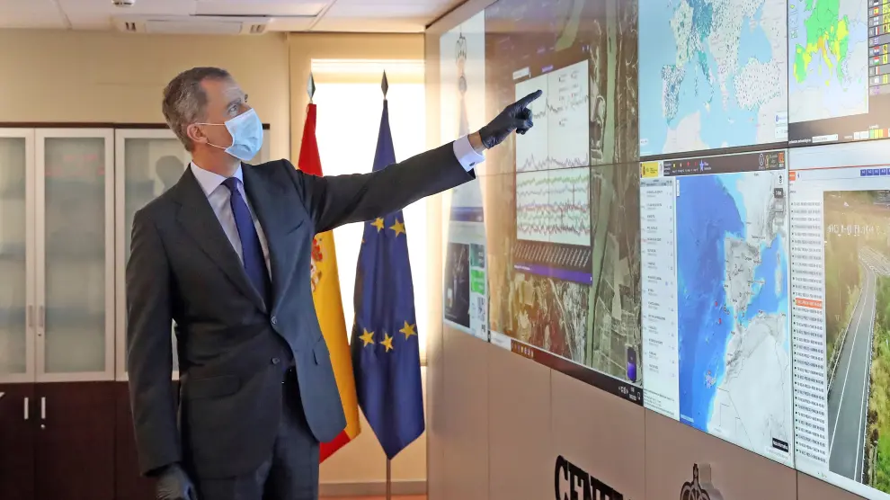 Spanish King Felipe VI visits CENEM center