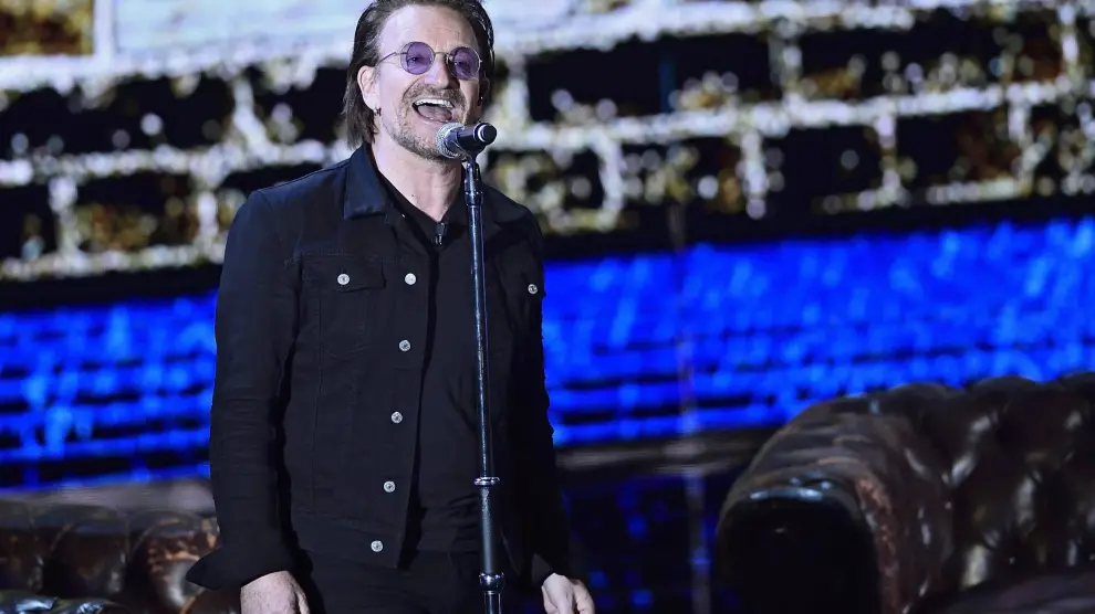 Bono, líder de U2, en una actuación en Milán hace dos años.
