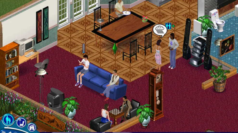 'Los Sims', en su versión del año 2000.