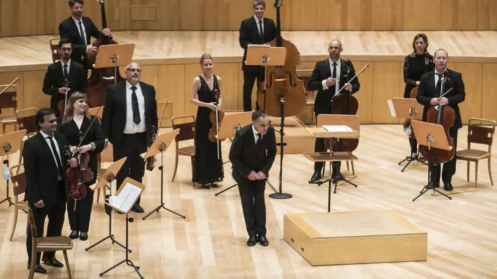 Reapertura de la sala Mozart del Auditorio de Zaragoza con un concierto recuerdo a las víctimas de la covid-19