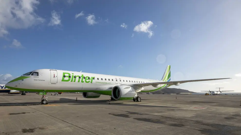 La aerolínea Binter amplía las conexiones de Zaragoza con Canarias desde julio.