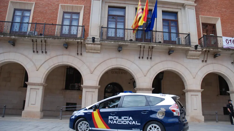 La Policía Nacional socorre a un anciano en estado inconsciente en Teruel
