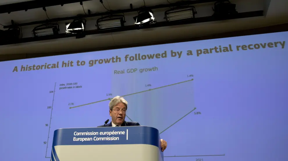 EU Commission expects economy to shrink more than expected