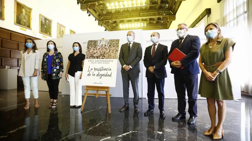 Zaragoza muestra "gratitud eterna" a Miguel Ángel Blanco 23 años después