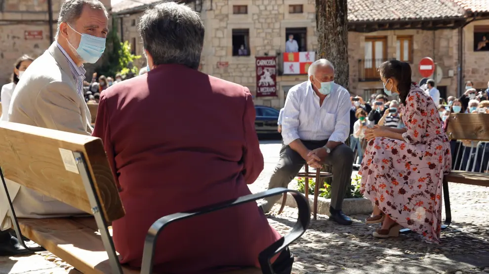 Los Reyes visitan Soria dentro de su gira por España tras la crisis del coronavirus