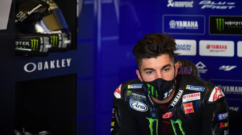 Maverick Vinales, Monster Energy Yamaha MotoGP, en los test de Jerez