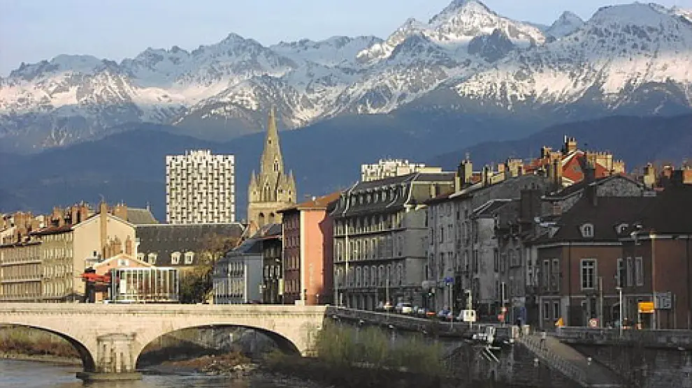 La ciudad francesa de Grenoble.