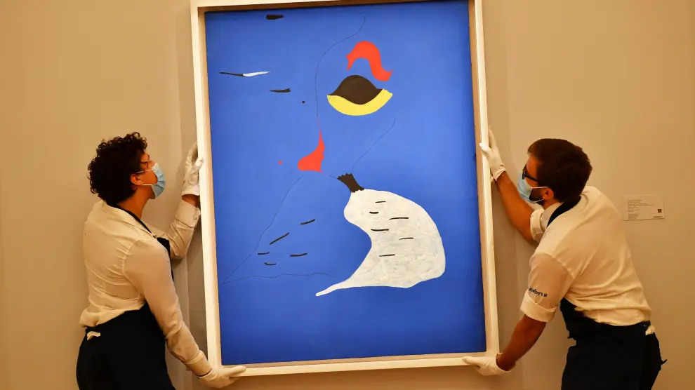 El cuadro de Miró subastado este lunes en Londres.