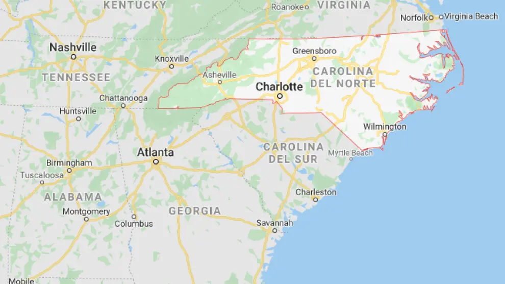 El terremoto ha sacudido este domingo los estados de Carolina del Norte, Carolina del Sur, Virginia, Tennessee y Georgia (Estados Unidos), tal