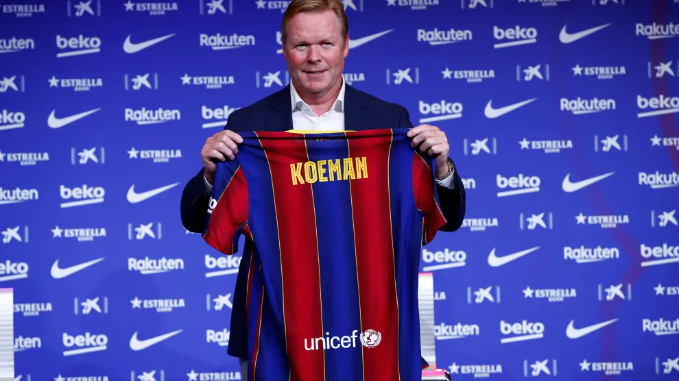 Presentacion Ronald Koeman nuevo entrenador FC Barcelona