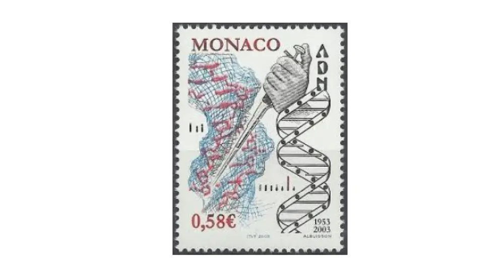 Sello emitido en Mónaco en 2003