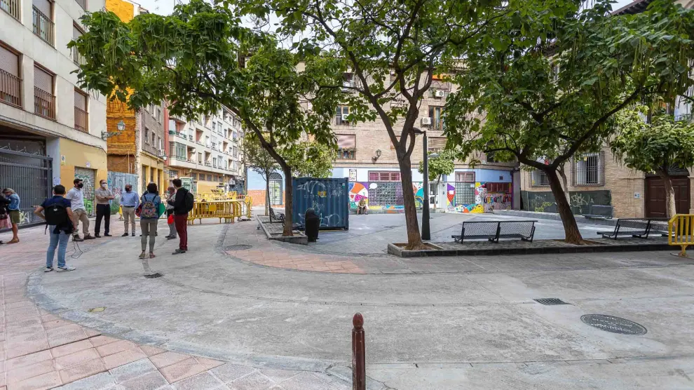 Renovación de calles del barrio de La Magdalena en Zaragoza.