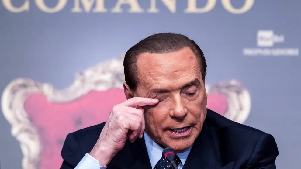 Silvio Berlusconi en una comparecencia en 2017 en Roma.