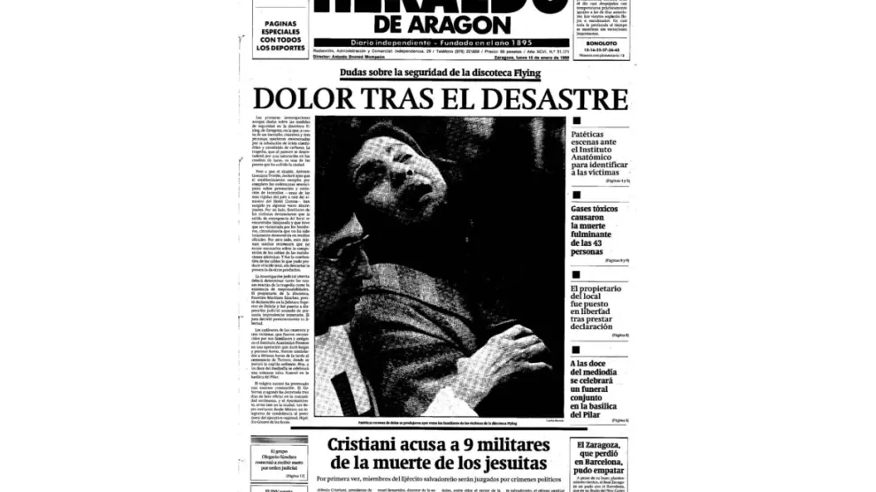 15.01.1990 Accidente en la discoteca Flying de Zaragoza