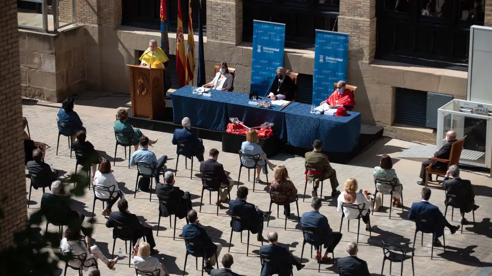 La Universidad de Zaragoza celebra el acto de apertura del curso académico 2020-2021