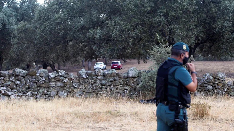 Guardia Civil y detenido están en una finca para hallar cadáver de Manuela