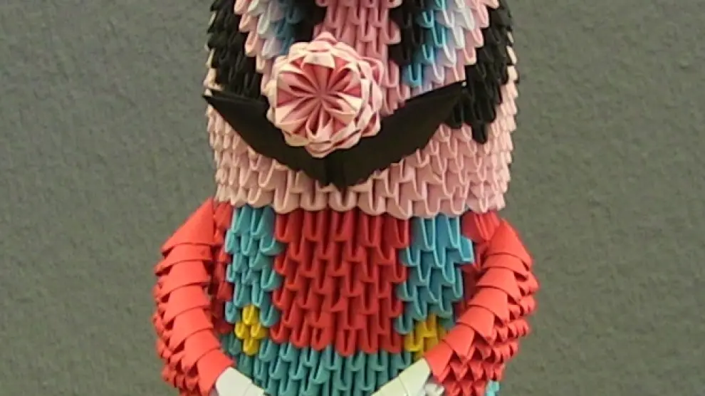 Súper Mario hecho con papel