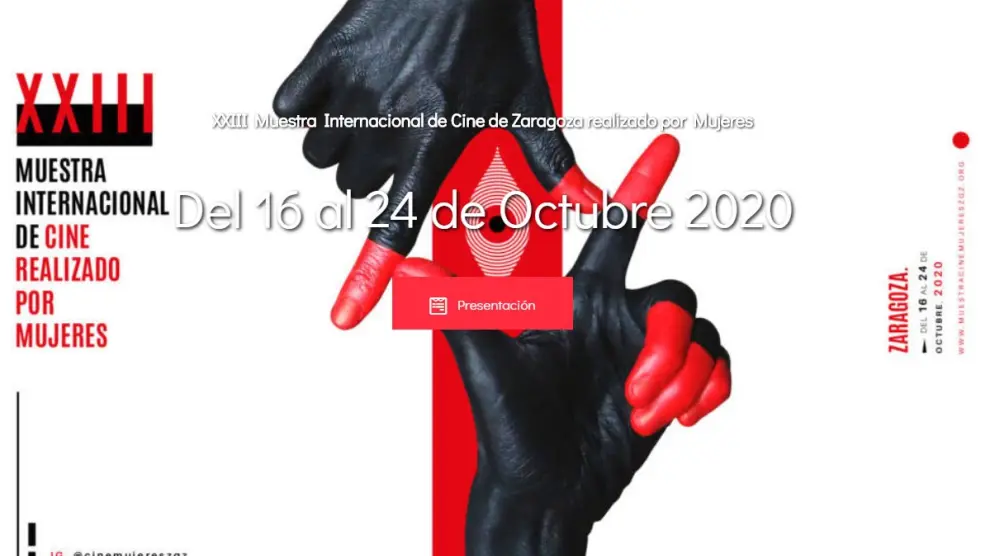 El cartel de la edición de 2020 ya se ve en muchos mupis de Zaragoza.