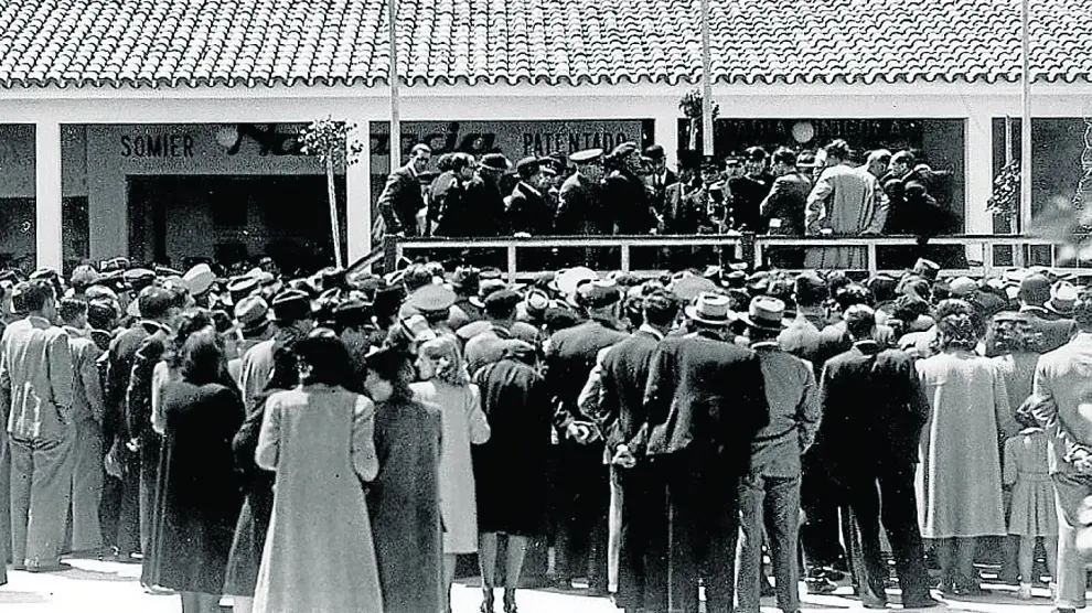 Inauguración de la primera Feria de Muestras en 1941