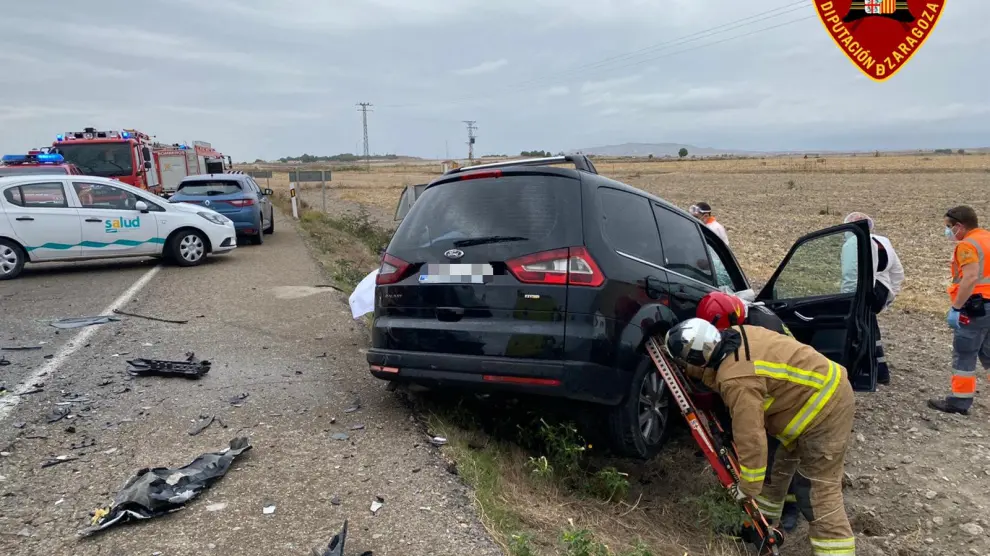 Accidente mortal de tráfico en la N-II a la altura de Bujaraloz