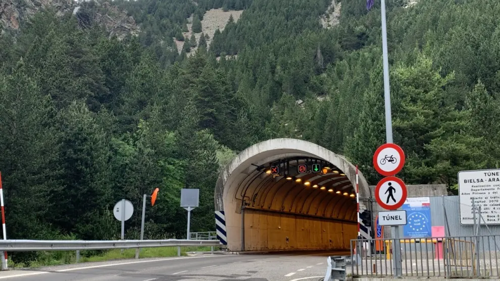 El túnel de Bielsa, uno de los cuatro pasos por el Pirineo.