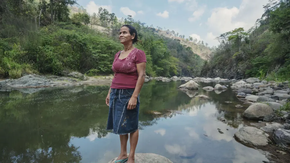 Rosalina Domínguez, una indígena lenca y activista ambientalista en Honduras