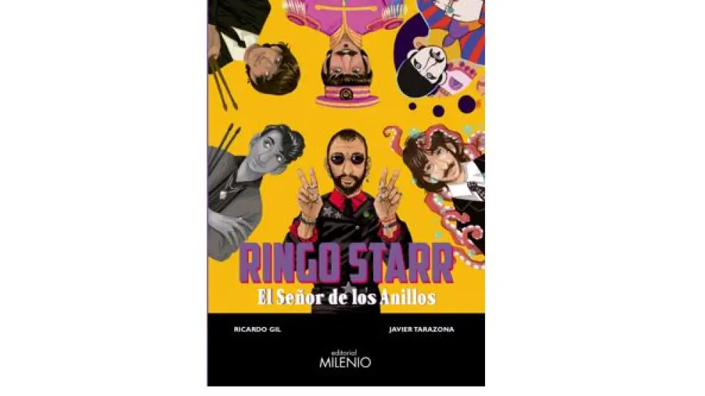 Portada del libro ‘Ringo Starr. El señor de los anillos’.